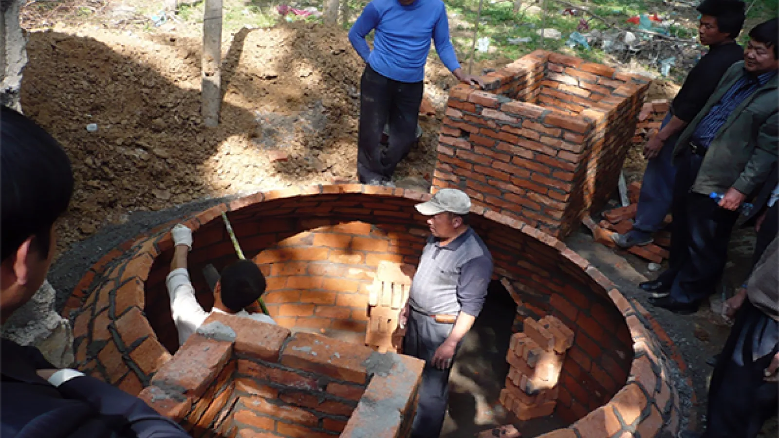 Training programme in biogas digester construction in Shandong province